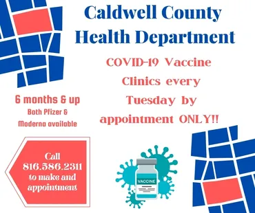 Caldwell County Health Department flyer template